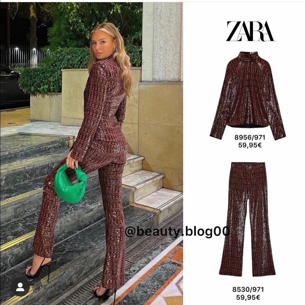 Zara sequin top bloggers fav - Picture 4 of 8